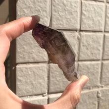 Load image into Gallery viewer, High Quality Super Seven Crystal Rare Scepter 40.3g High Vibration Frequency Raw Stone Powerful Healing for Seven Chakra Amethyst, Quartz, Smoky Quartz, Cacoxenite, Rutile, Goethite and Lepidocrocite

