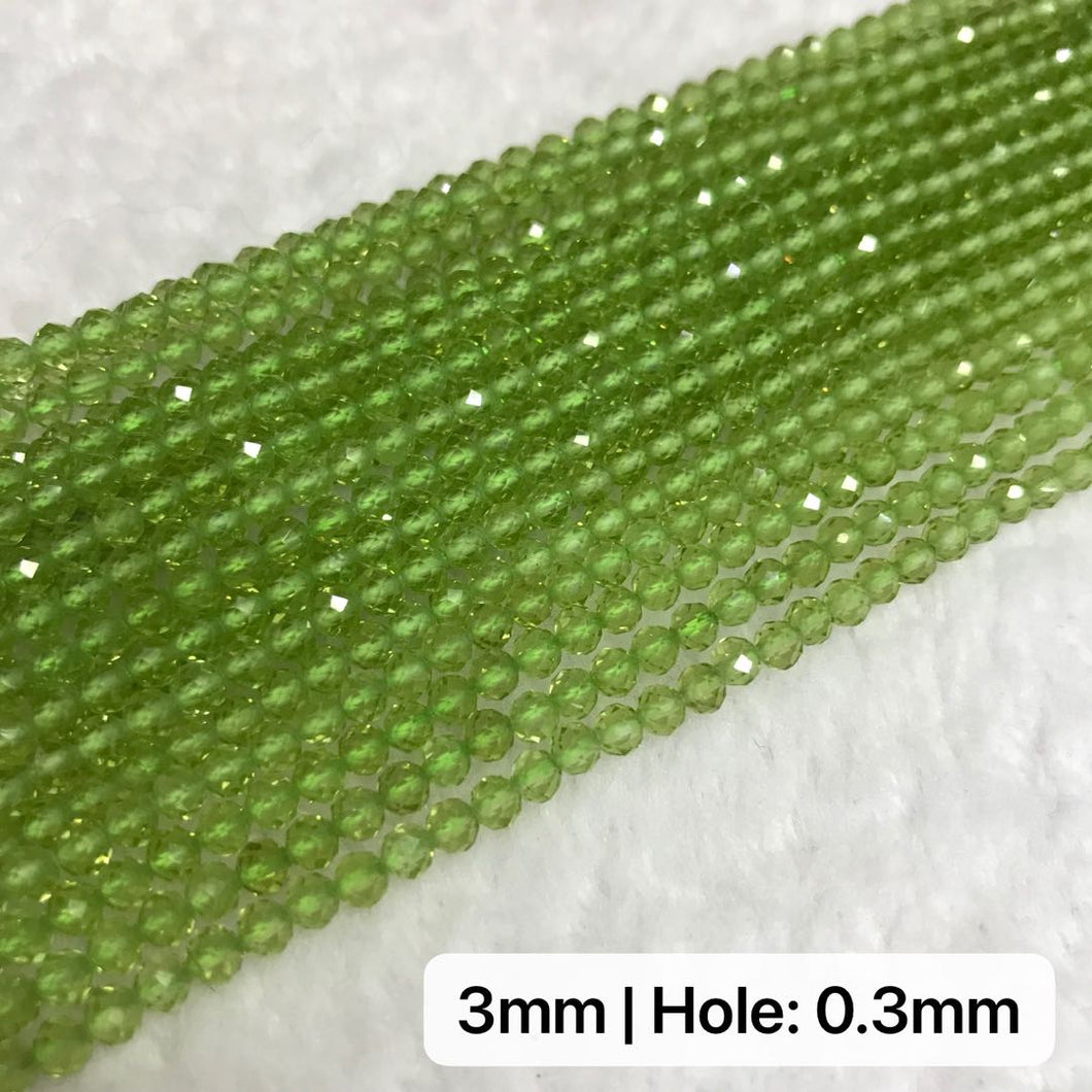 Natural High Quality Peridot Faceted Bead Strands DIY Jewelry Project