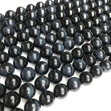 Load image into Gallery viewer, Top Grade 6-12mm Blue Tiger Eye Round Bead Strands for DIY Jewelry Project

