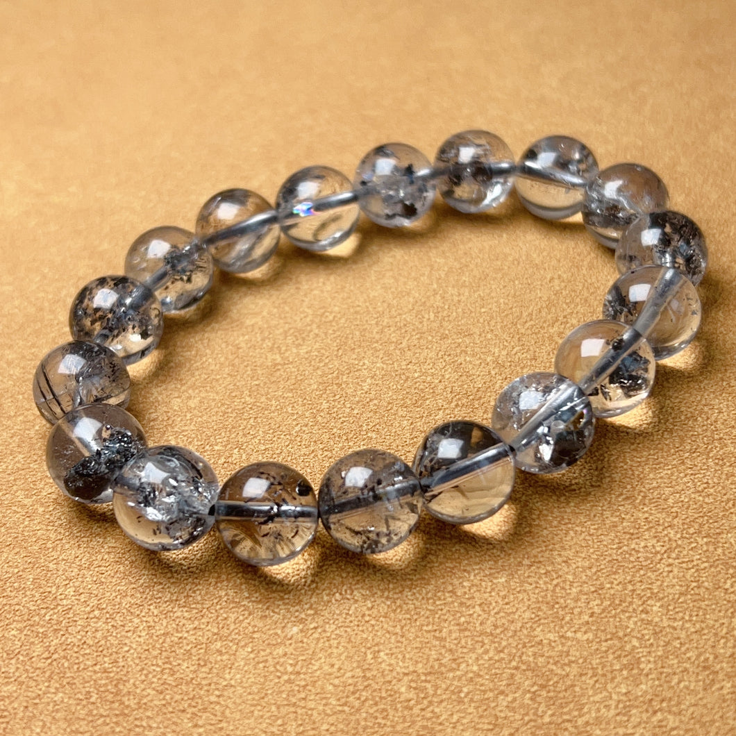 11mm High Quality Natural Pakimer Diamond Bracelet | Energy Amplifier of Crystal Healing Stone