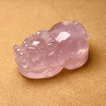 Load image into Gallery viewer, Wealth Attraction 2023  Rose Quartz Pixiu Fengshui Crystal Decor
