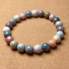 Load image into Gallery viewer, Creamy Macaron Color 8.3mm Alashan Agate Beaded Bracelet High-quality Healing Stone from Mongolia
