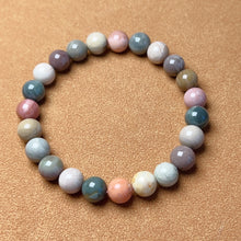 Load image into Gallery viewer, Creamy Macaron Color 8.3mm Alashan Agate Beaded Bracelet High-quality Healing Stone from Mongolia
