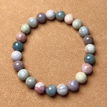 Load image into Gallery viewer, Creamy Macaron Color 8.2mm Alashan Agate Beaded Bracelet High-quality Healing Stone from Mongolia
