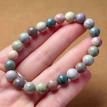 Load image into Gallery viewer, Creamy Macaron Color 8.2mm Alashan Agate Beaded Bracelet High-quality Healing Stone from Mongolia
