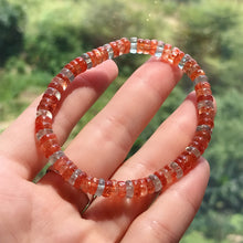 Load image into Gallery viewer, High Quality Arusha Sunstone Elastic Bracelet | Handmade Healing Crystal Jewelry | Bring Positivity Energy Like The Sun Sacral Chakra
