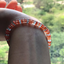 Load image into Gallery viewer, High Quality Arusha Sunstone Elastic Bracelet | Handmade Healing Crystal Jewelry | Bring Positivity Energy Like The Sun Sacral Chakra
