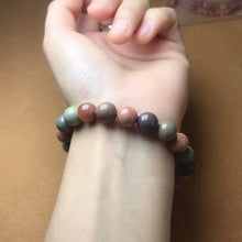 Load image into Gallery viewer, High-grade Alashan Agate Beaded Bracelet Nice Color from Mongolia 9.5mm
