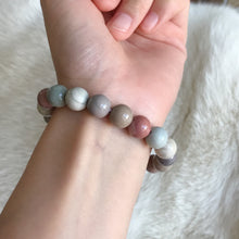 Load image into Gallery viewer, Creamy Macaron Color 10.7mm Alashan Agate Beaded Bracelet High-quality Healing Stone from Mongolia

