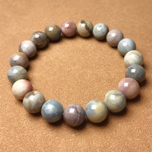 Load image into Gallery viewer, Creamy Macaron Color 10.8mm Alashan Agate Beaded Bracelet High-quality Healing Stone from Mongolia
