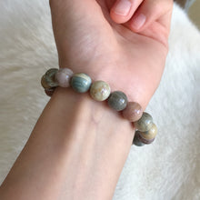 Load image into Gallery viewer, Creamy Macaron Color 10.8mm Alashan Agate Beaded Bracelet High-quality Healing Stone from Mongolia
