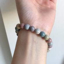 Load image into Gallery viewer, Creamy Macaron Color 8.7mm Alashan Agate Beaded Bracelet High-quality Healing Stone from Mongolia
