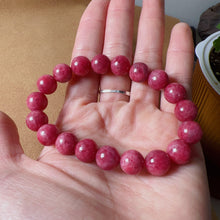 Load image into Gallery viewer, 10mm Natural Rhodonite Bracelet | High-Quality Healing Stone | Heart Chakra Reiki Healing
