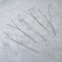Load image into Gallery viewer, Set of 5 Beaded Needles 0.3mm Steel Wire DIY Jewelry Making Tools
