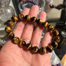 Load image into Gallery viewer, 10mm Top Quality Brown Tiger Eye Bracelet | Fashion Healing Stone Jewelry for Men Women
