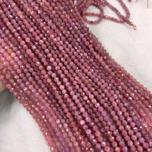 Load image into Gallery viewer, 4.5mm Natural Faceted Ruby Bead Strands for DIY Jewelry Projects
