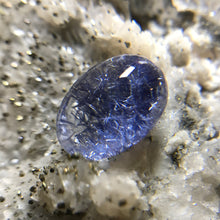 Load image into Gallery viewer, Natural Blue Dumortierite Cabochon Rare Gemstone for Jewellery Ring Clear Crystal Super High Quality Express Shipping
