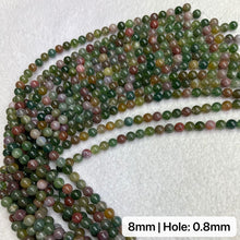 Load image into Gallery viewer, Natural High-quality Indian Jasper Agate Round Bead Strands Jewelry Findings

