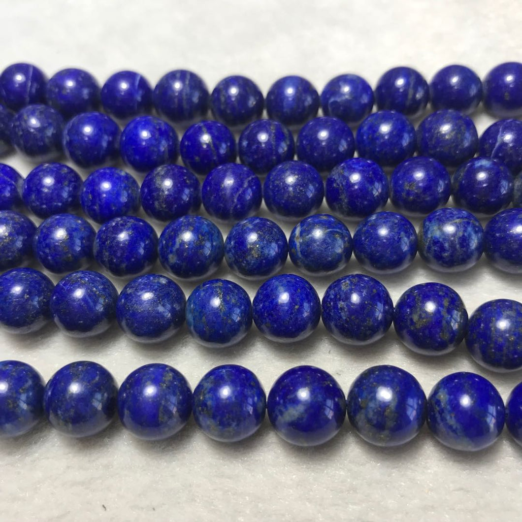10mm Natural Lapis Lazuli Round Bead Strands DIY Jewelry Findings