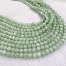 Load image into Gallery viewer, 6mm Genuine Jadeite Round Bead Strands DIY Jewelry Making Project
