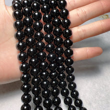 Load image into Gallery viewer, 4-12mm Heat-treated Onyx Round Bead Strands for DIY Jewelry Project
