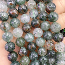 Load image into Gallery viewer, 10mm Natural Assorted Phantom Quartz Round Bead Strands for DIY Jewelry Project
