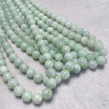 Load image into Gallery viewer, Genuine Jade 8mm Jadeite Round Bead Strands for DIY Jewelry Project
