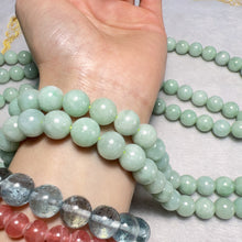 Load image into Gallery viewer, Genuine Jade 10mm Jadeite Round Bead Strands for DIY Jewelry Project
