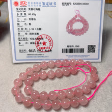 Load image into Gallery viewer, 10mm Natural Madagascar Rose Quartz Round Bead Strands DIY Jewelry Project
