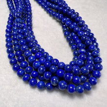Load image into Gallery viewer, 6mm Natural Lapis Lazuli Round Bead Strands Jewelry Findings for DIY Projects
