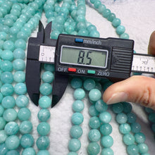 Load image into Gallery viewer, 8mm Natural Old Mine Amazonite Round Bead Strands for DIY Jewelry Project DS
