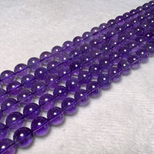 Load image into Gallery viewer, Nice Color - 10mm Natural Amethyst Round Bead Strands DIY Jewelry Project
