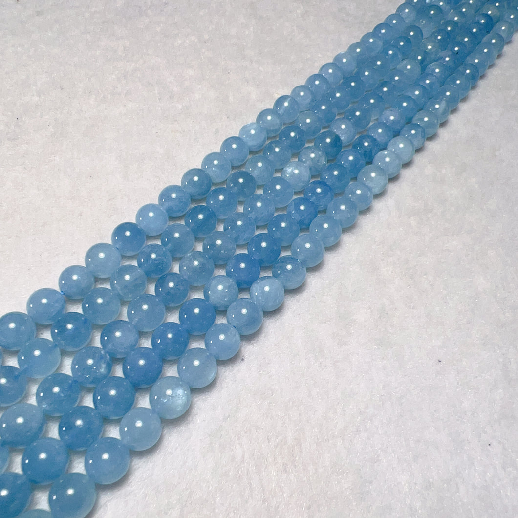Limited & Rare Nice Blue Natural Old Mine Aquamarine Sparkling Stars Round Bead Strands for DIY Jewelry Project
