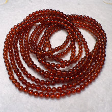 Load image into Gallery viewer, 3-Wraps 5.6mm Natural High-clarity Spessartine Orange Garnet Beaded Bracelets for DIY Jewelry Project
