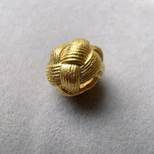 Load image into Gallery viewer, 18K Yellow Gold Twist Beads Charms for DIY Jewelry Projects

