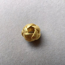 Load image into Gallery viewer, 18K Yellow Gold Twist Beads Charms for DIY Jewelry Projects
