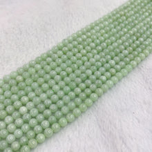 Load image into Gallery viewer, Nice Color - 6mm Genuine Jadeite Round Bead Strands DIY Jewelry Making Project
