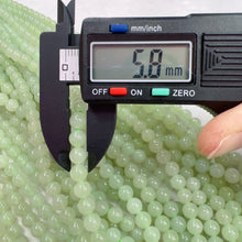 Load image into Gallery viewer, 108 Light Green Nephrite Prayer Beads 6mm Round Bead Strands for DIY Jewelry Projects

