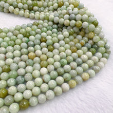 Load image into Gallery viewer, 8mm Genuine Assorted Jadeite Round Bead Strands DIY Jewelry Project
