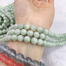 Load image into Gallery viewer, 8mm Genuine Jadeite Round Bead Strands DIY Jewelry Making Project
