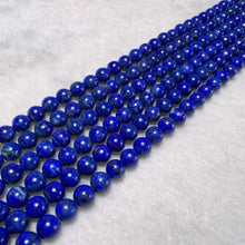 Load image into Gallery viewer, 6mm Natural Lapis Lazuli Round Bead Strands Jewelry Findings for DIY Projects
