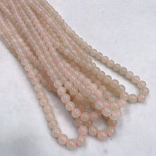 Load image into Gallery viewer, 108 Pink Nephrite Prayer Beads 6mm Round Bead Strands for DIY Jewelry Projects
