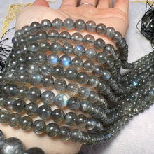 Load image into Gallery viewer, 6mm Natural Labradorite Loose Bead Strands for DIY Jewelry Project
