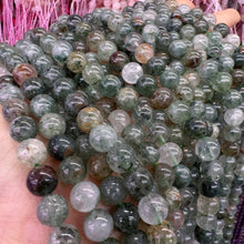 Load image into Gallery viewer, 8mm Natural Assorted Phantom Quartz Round Bead Strands for DIY Jewelry Project
